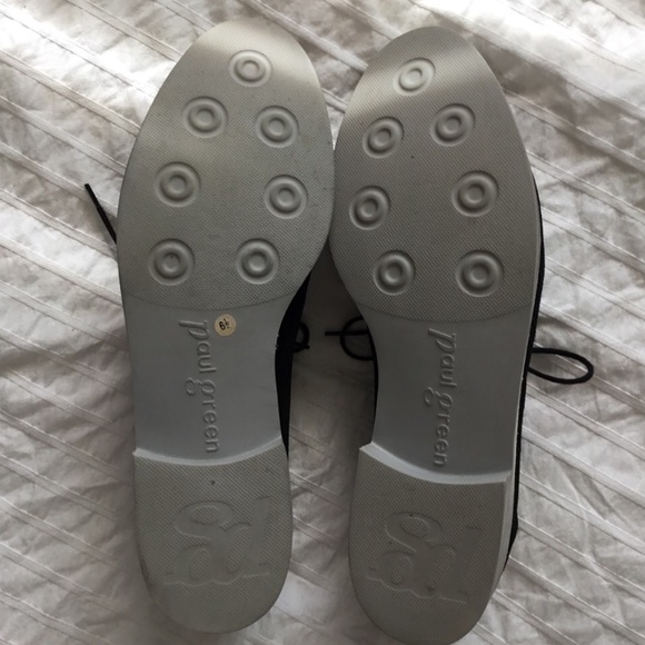 Paul Green Finley Oxfords in a shimmer black - Picture 6 of 8